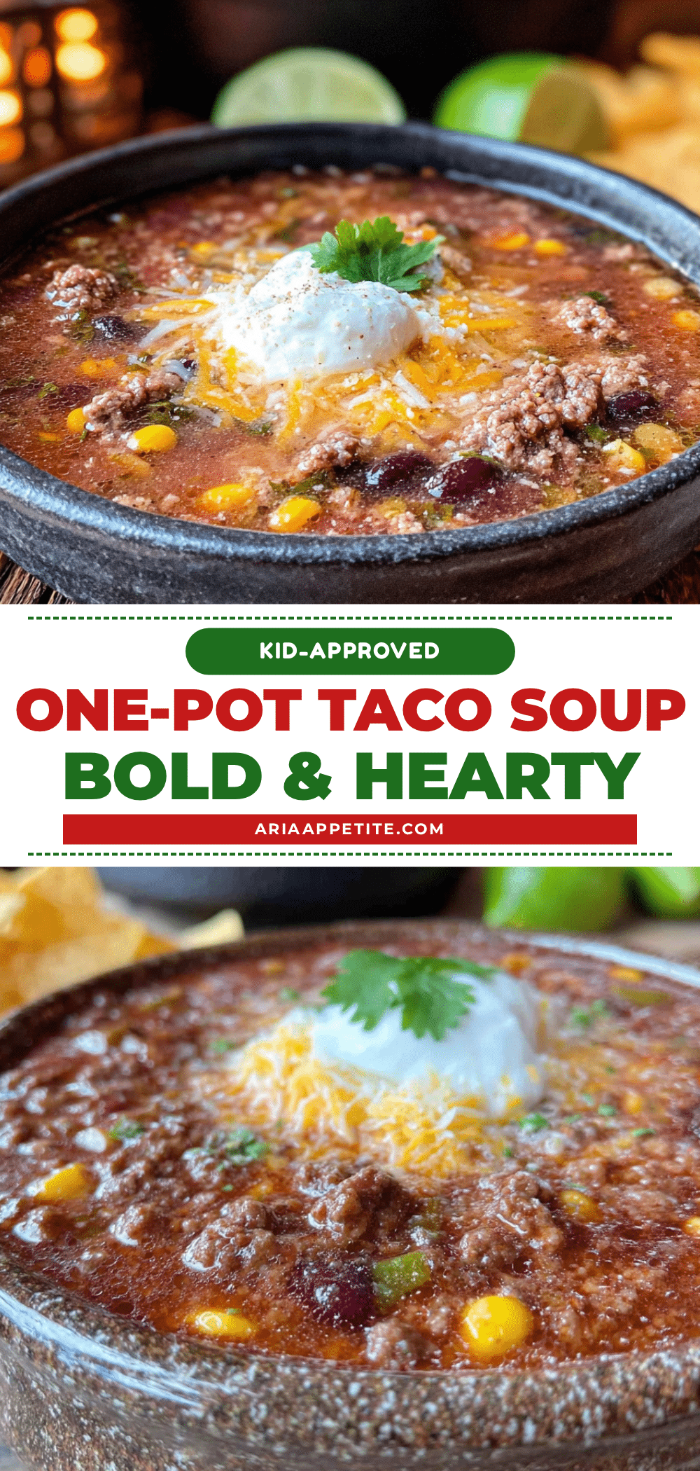 one-pot taco soup recipe