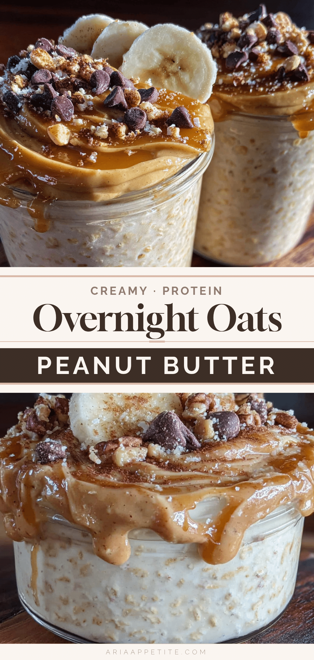 peanut butter protein overnight oats recipe