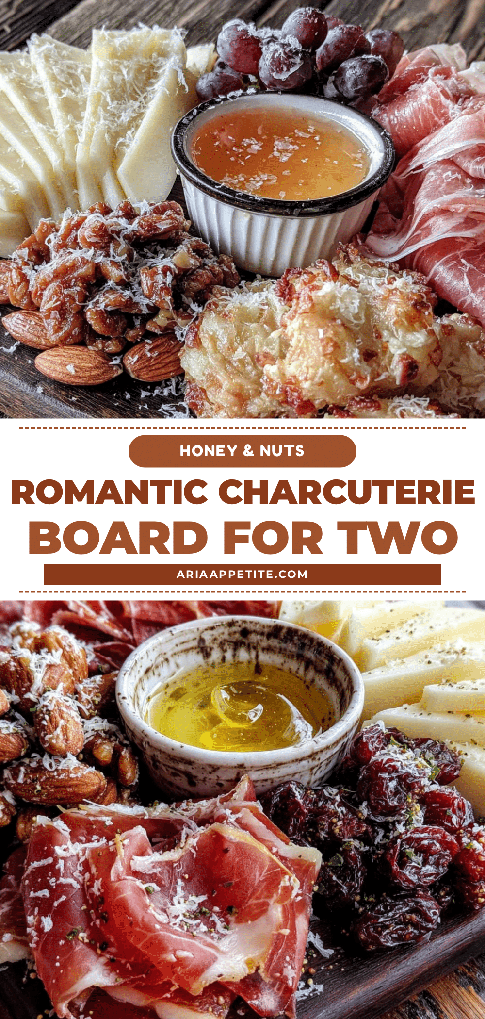 Quick romantic honey nut charcuterie board recipe