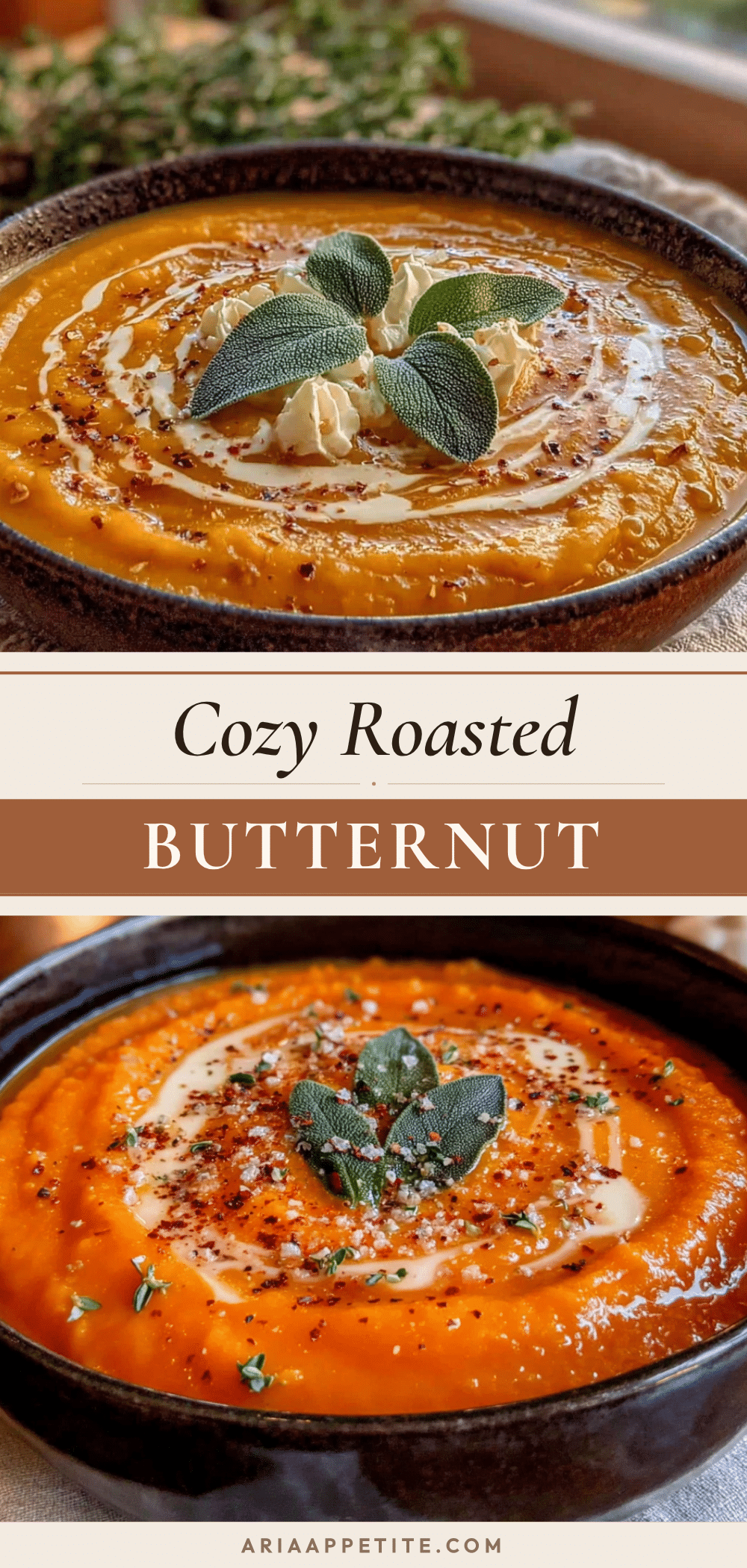 roasted butternut squash soup with sage recipe