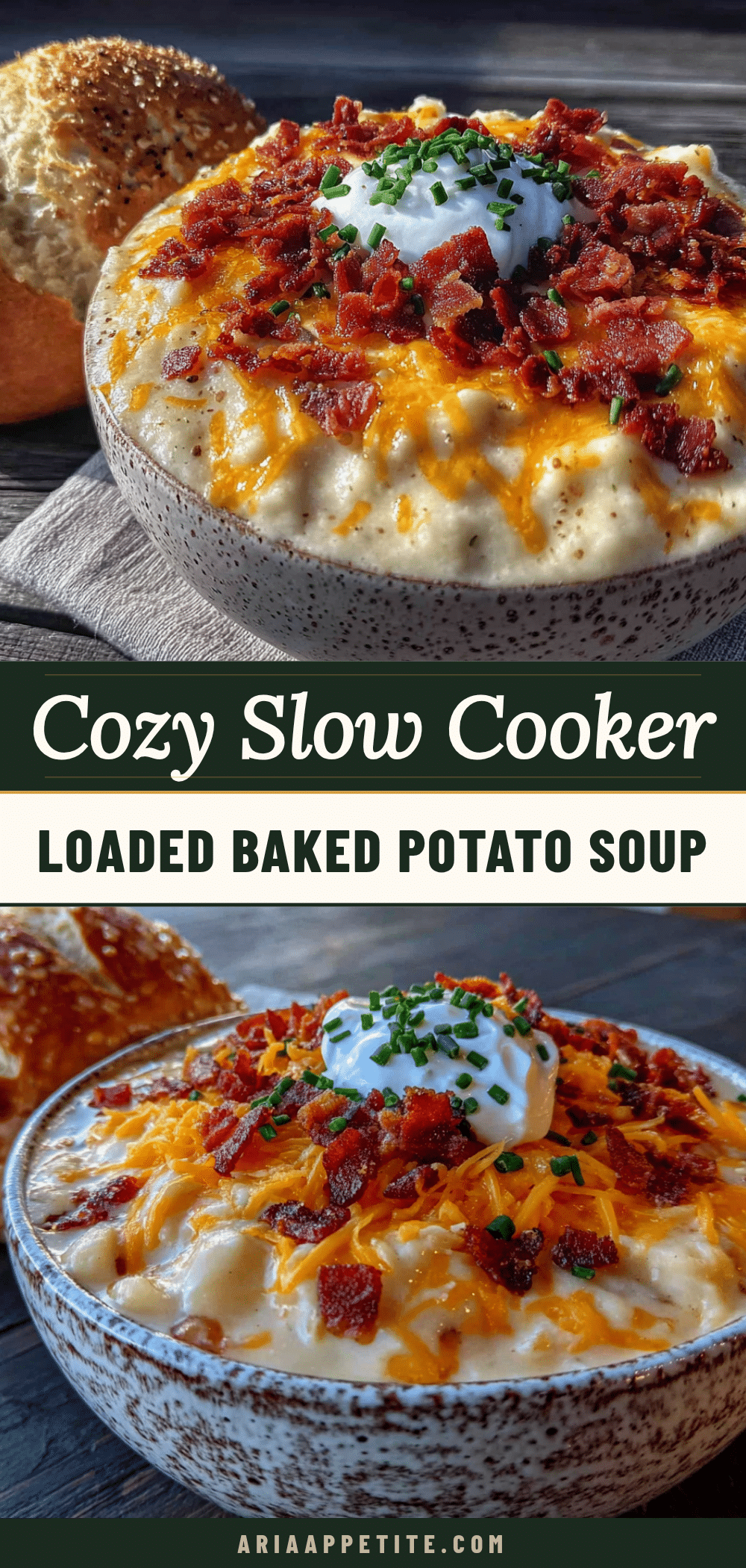 slow cooker loaded baked potato soup recipe