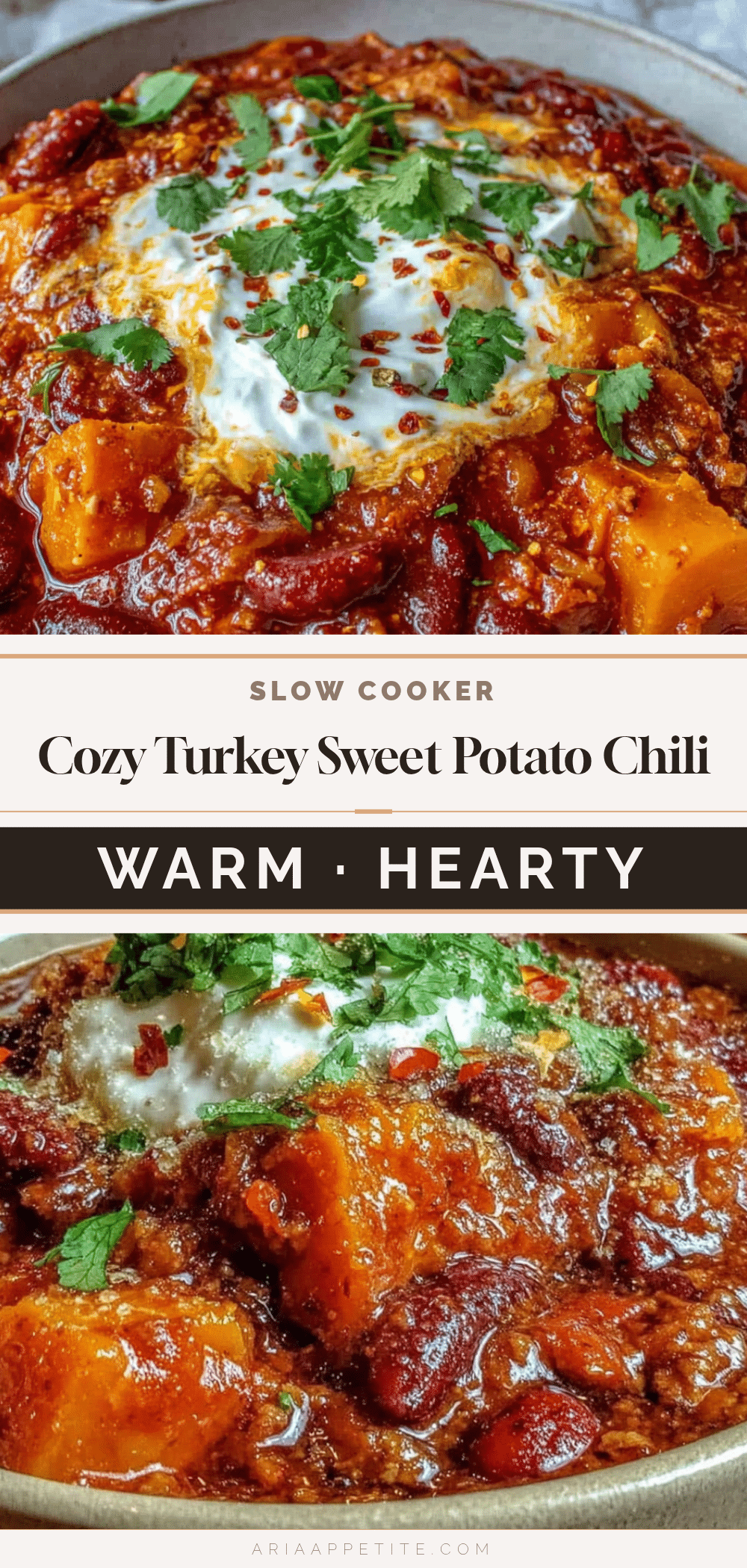 slow cooker turkey sweet potato chili recipe