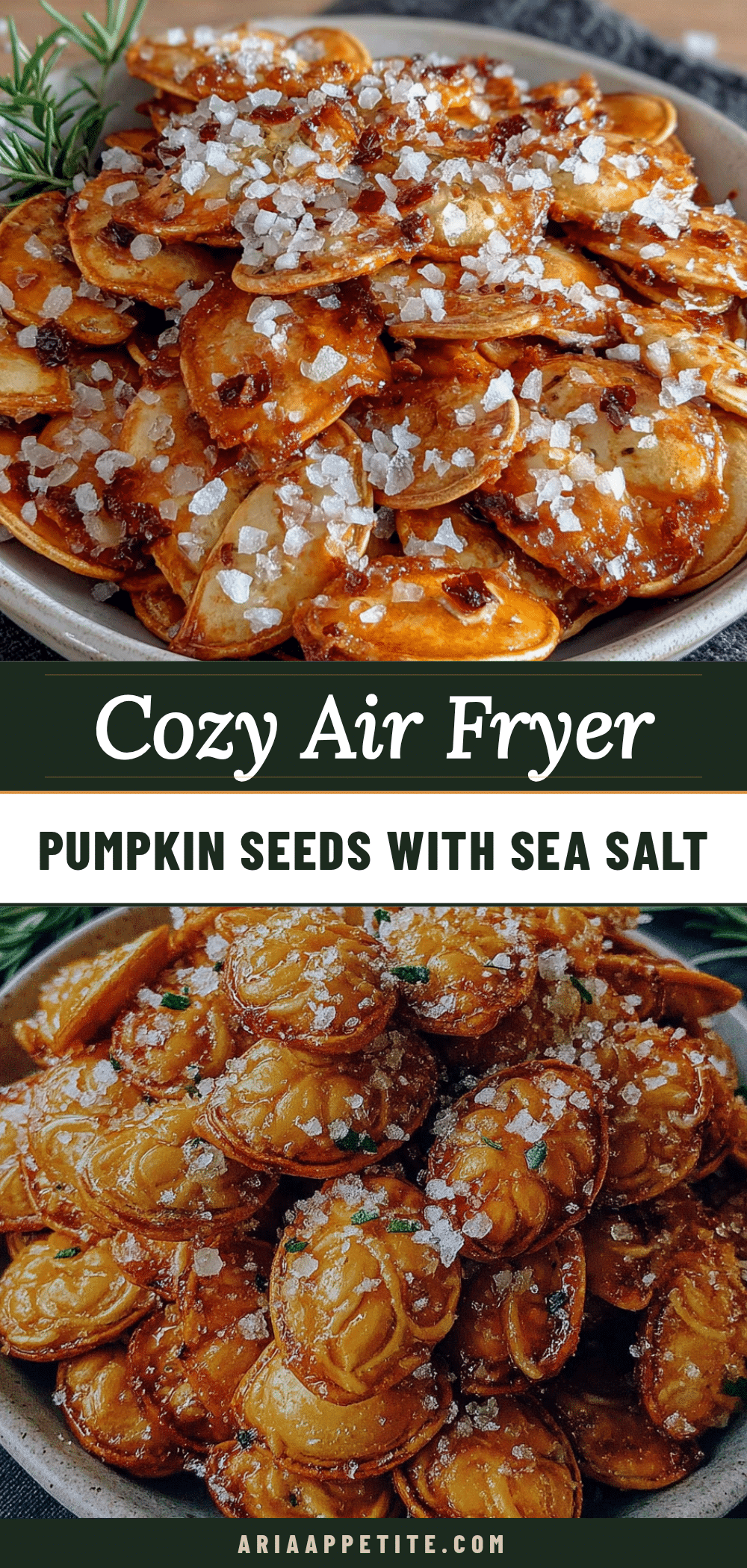 air fryer pumpkin seeds recipe