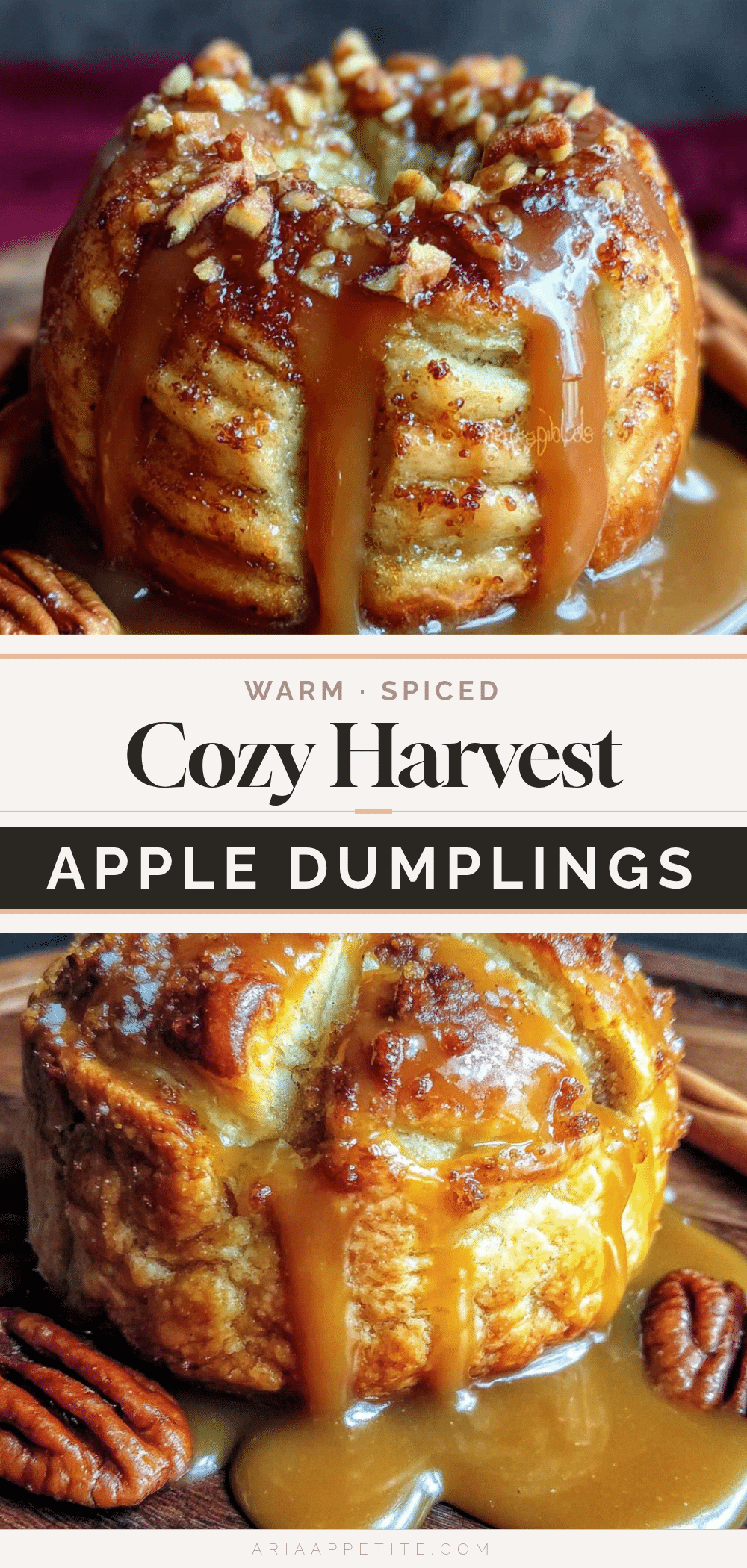 apple dumplings with caramel sauce recipe