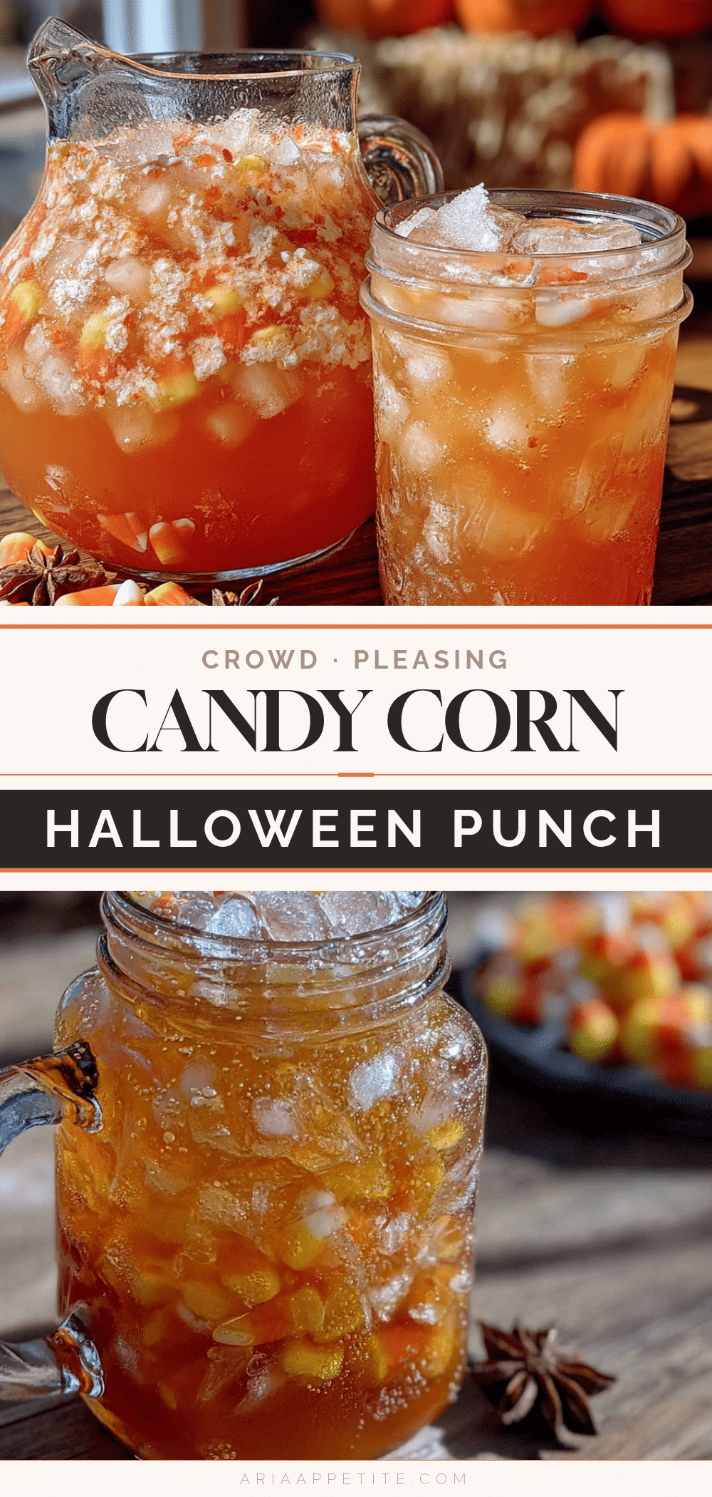 candy corn Halloween punch recipe