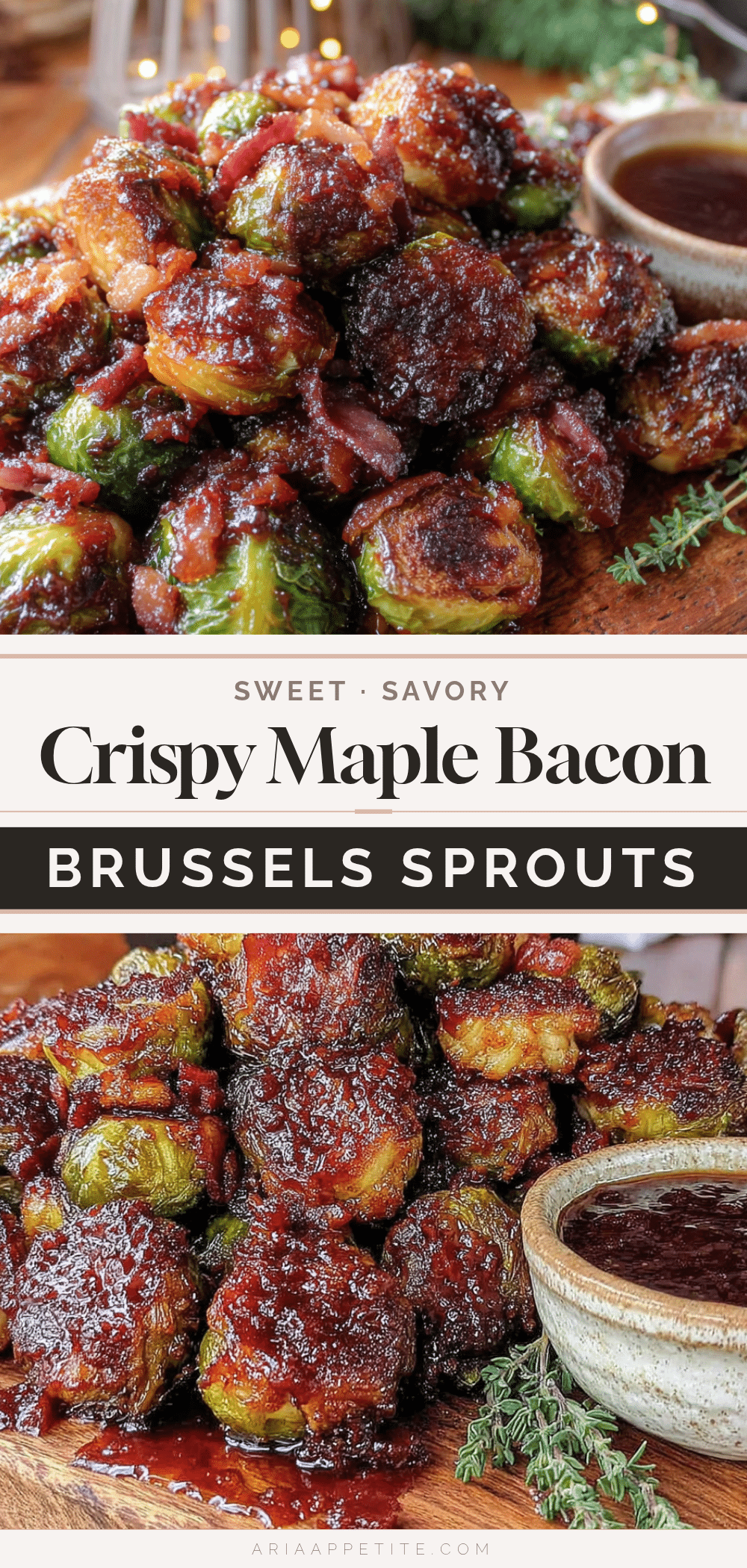 crispy maple bacon brussels sprouts recipe
