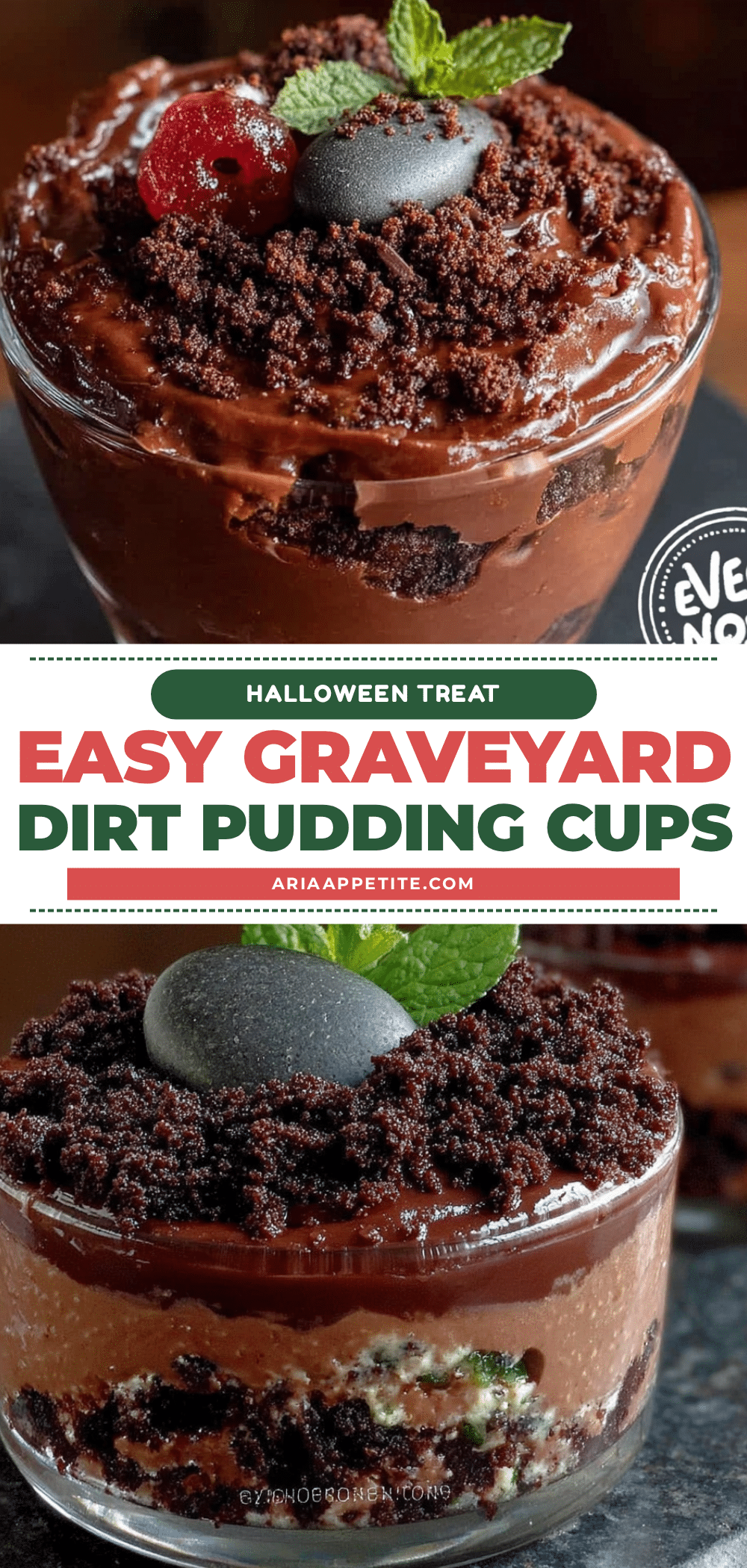 graveyard dirt pudding cups recipe