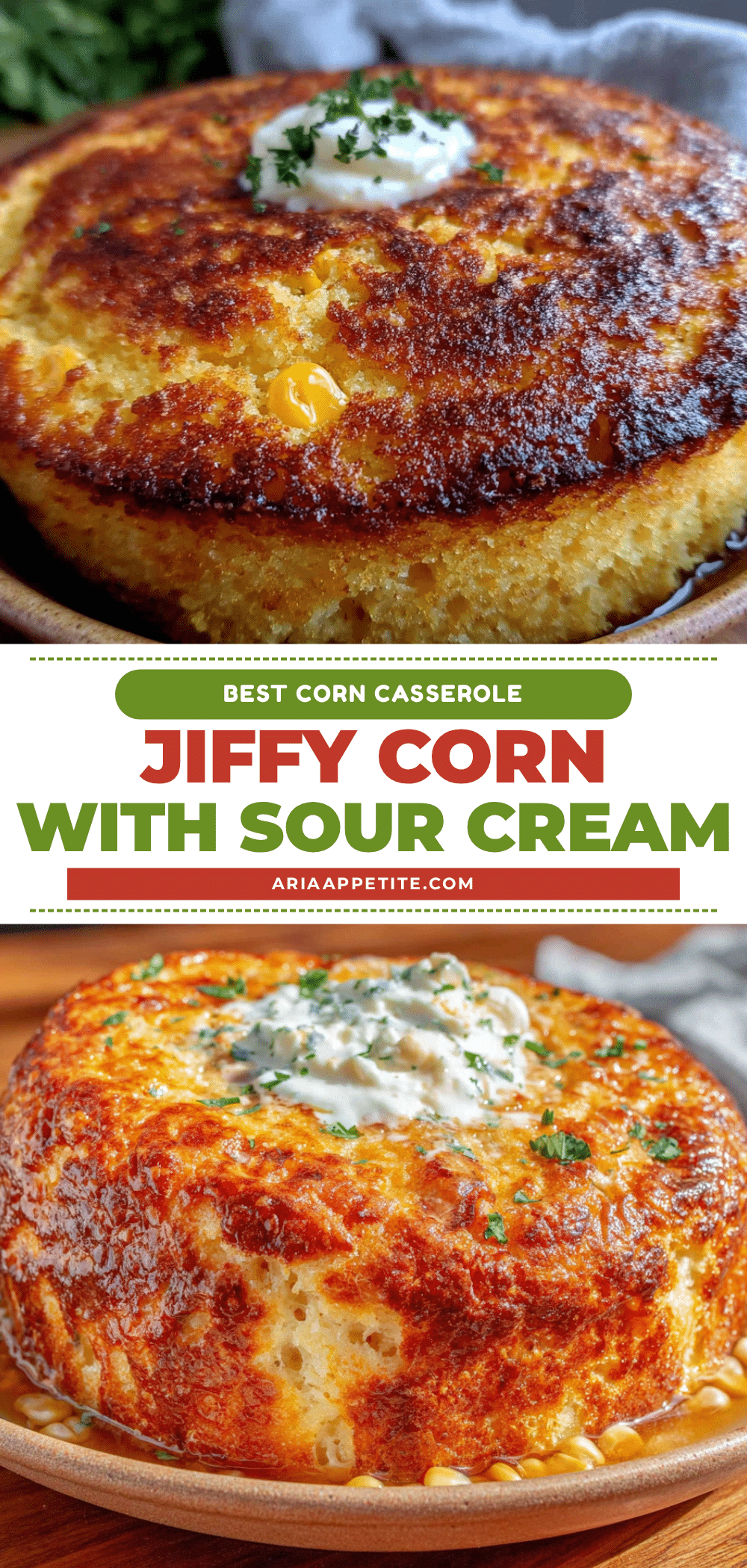 jiffy corn casserole with sour cream recipe