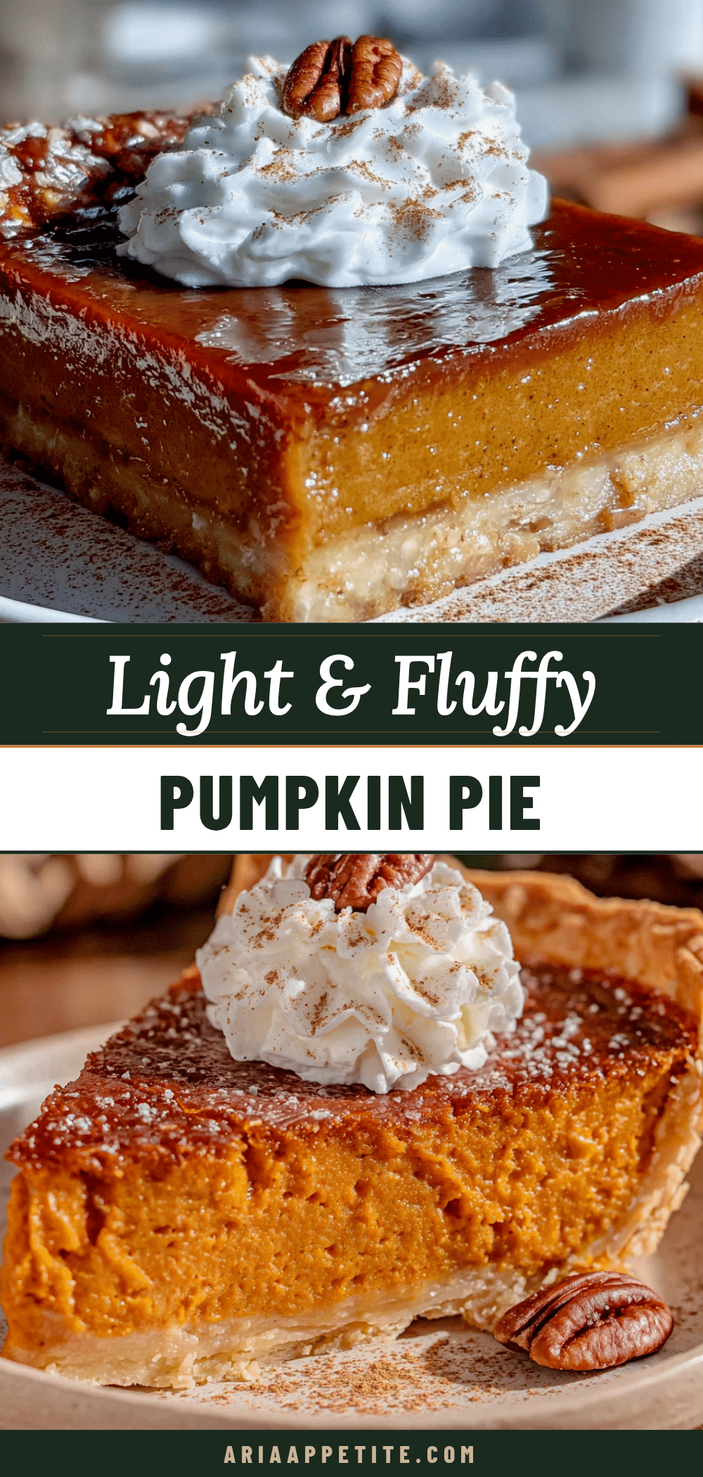 light and fluffy pumpkin pie recipe