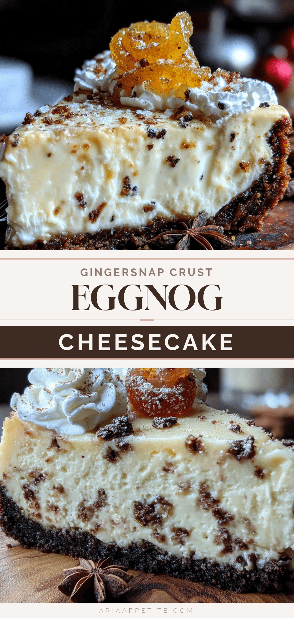 lighter eggnog cheesecake recipe