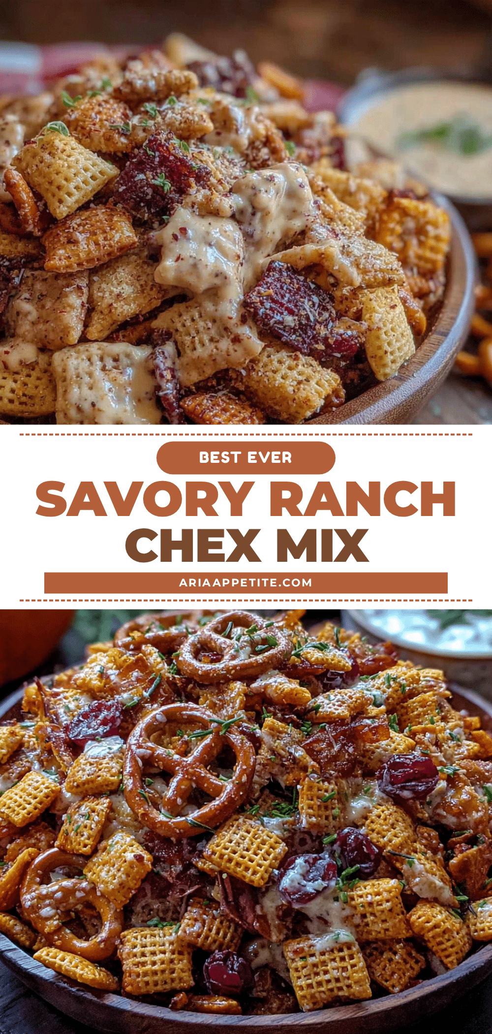 Savory Ranch Chex Mix recipe