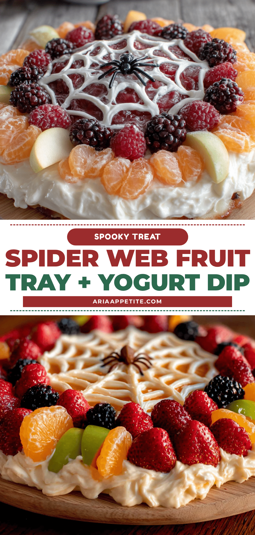 spider web fruit tray recipe