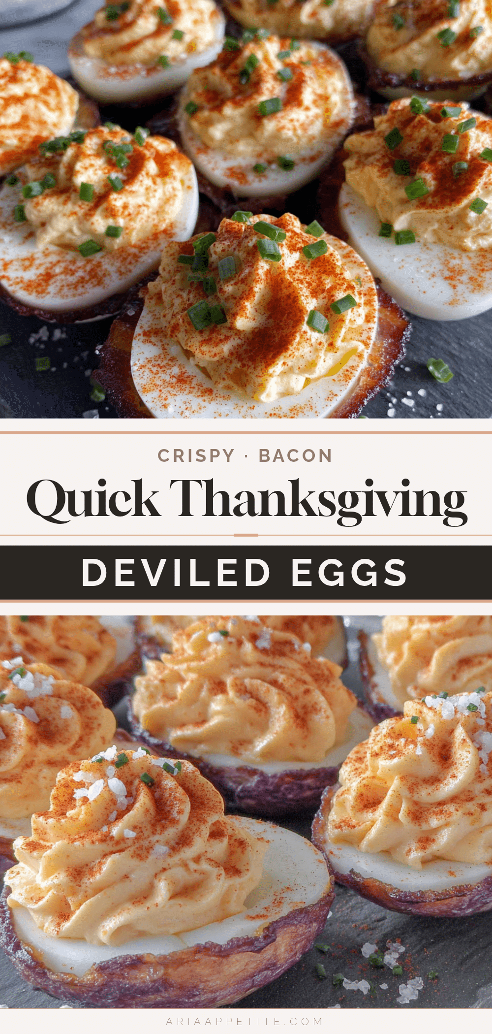 Thanksgiving Deviled Eggs recipe